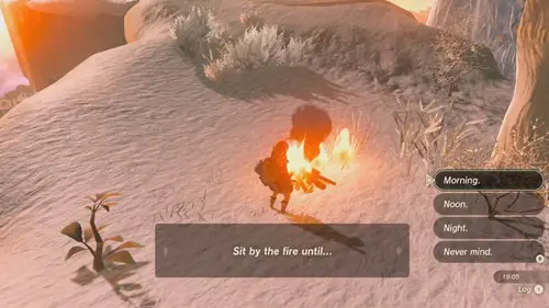 Campfire in Zelda: Tears of the Kingdom