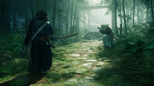 Key art for Rise of the Ronin, which has a download size of 96.343GB