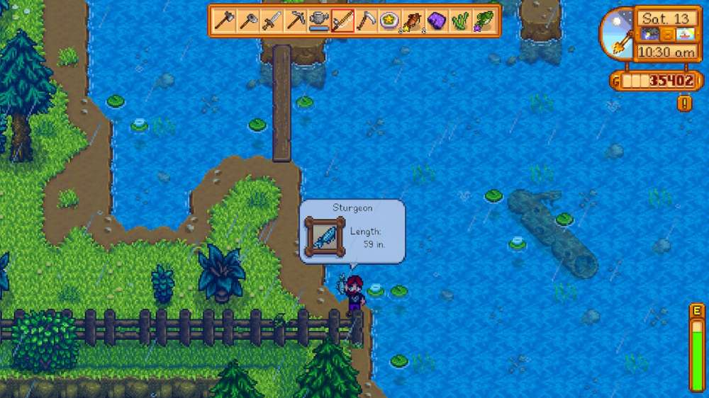 How to find Sturgeons in Stardew Valley