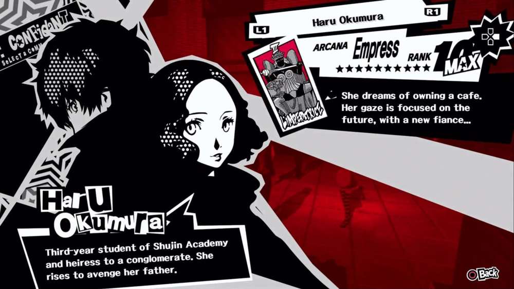 Persona 5 Royal Haru Okumura (Empress) Confidant Guide