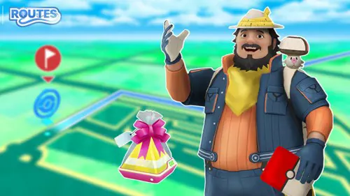 Mateo in Pokemon GO key art for being added to Routes