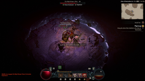 Gameplay from Diablo 4