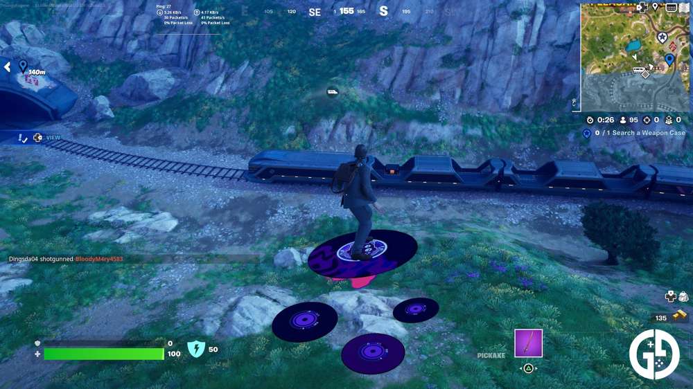 How to complete a Train Heist in Fortnite