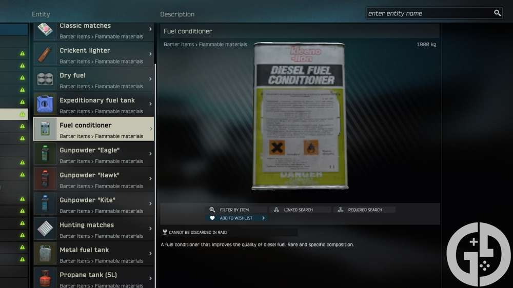 Escape from Tarkov: Where to find Fuel Conditioners