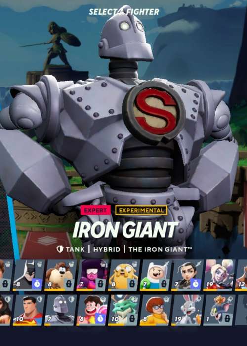 MultiVersus Iron Giant combos, perks & specials