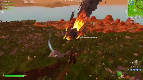 Can you land on meteor in Fortnite?