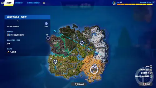 Mount Olympus in Fortnite