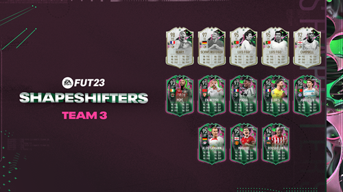 Image of the FIFA 23 FUT Shapeshifters players