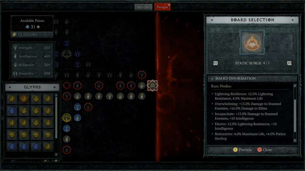 How to reset the Paragon Board in Diablo 4