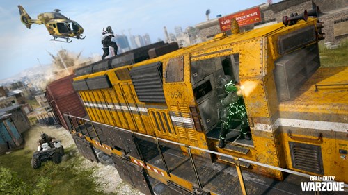 Train Warzone yellow