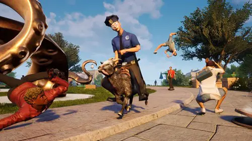 Image of gameplay from Goat Simulator 3