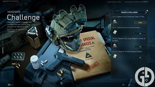 Image of event challenges in Delta Force Hawk Ops