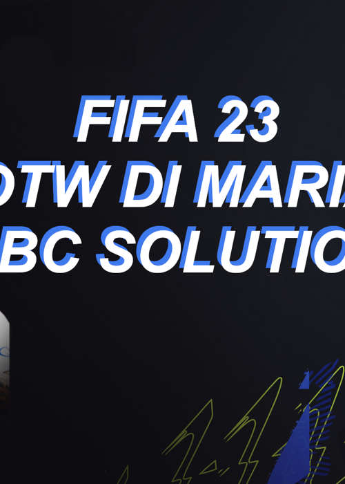 FIFA 23 OTW Di Maria SBC Solution