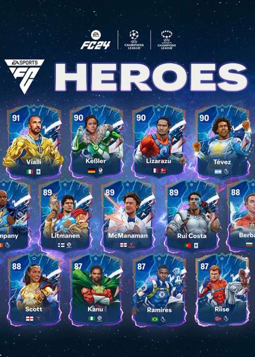 EA FC 24 Heroes: All new Hero cards revealed