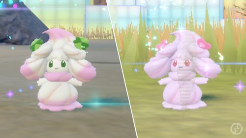 Two Alcremie forms in Pokemon Scarlet & Violet