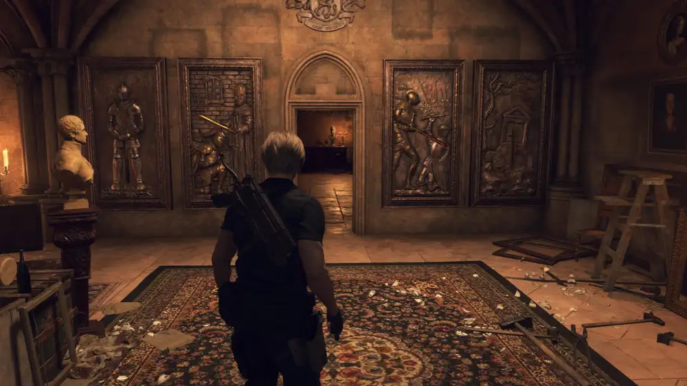 How to solve the Resident Evil 4 sword puzzle