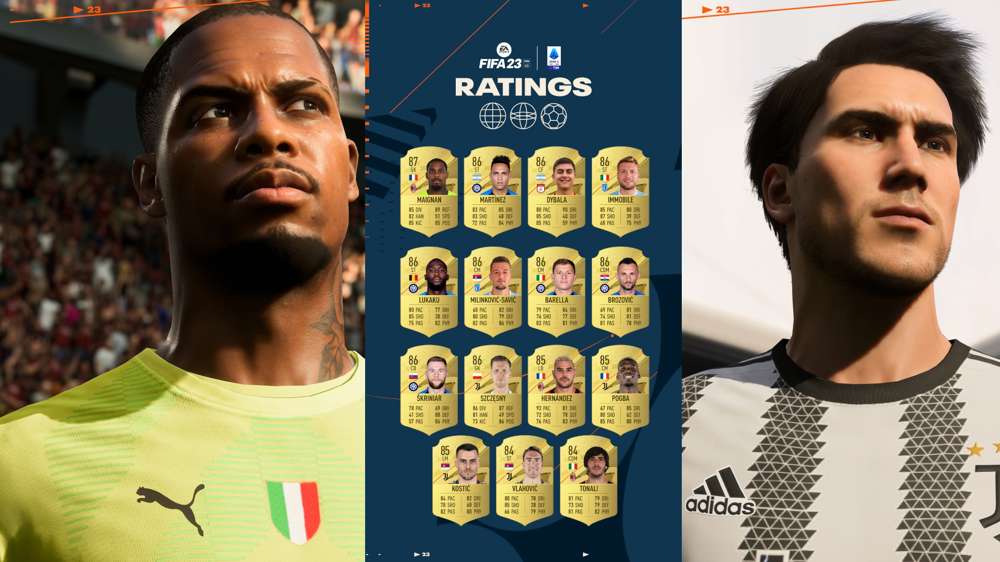 FIFA 23 Serie A Top 25 Player Ratings