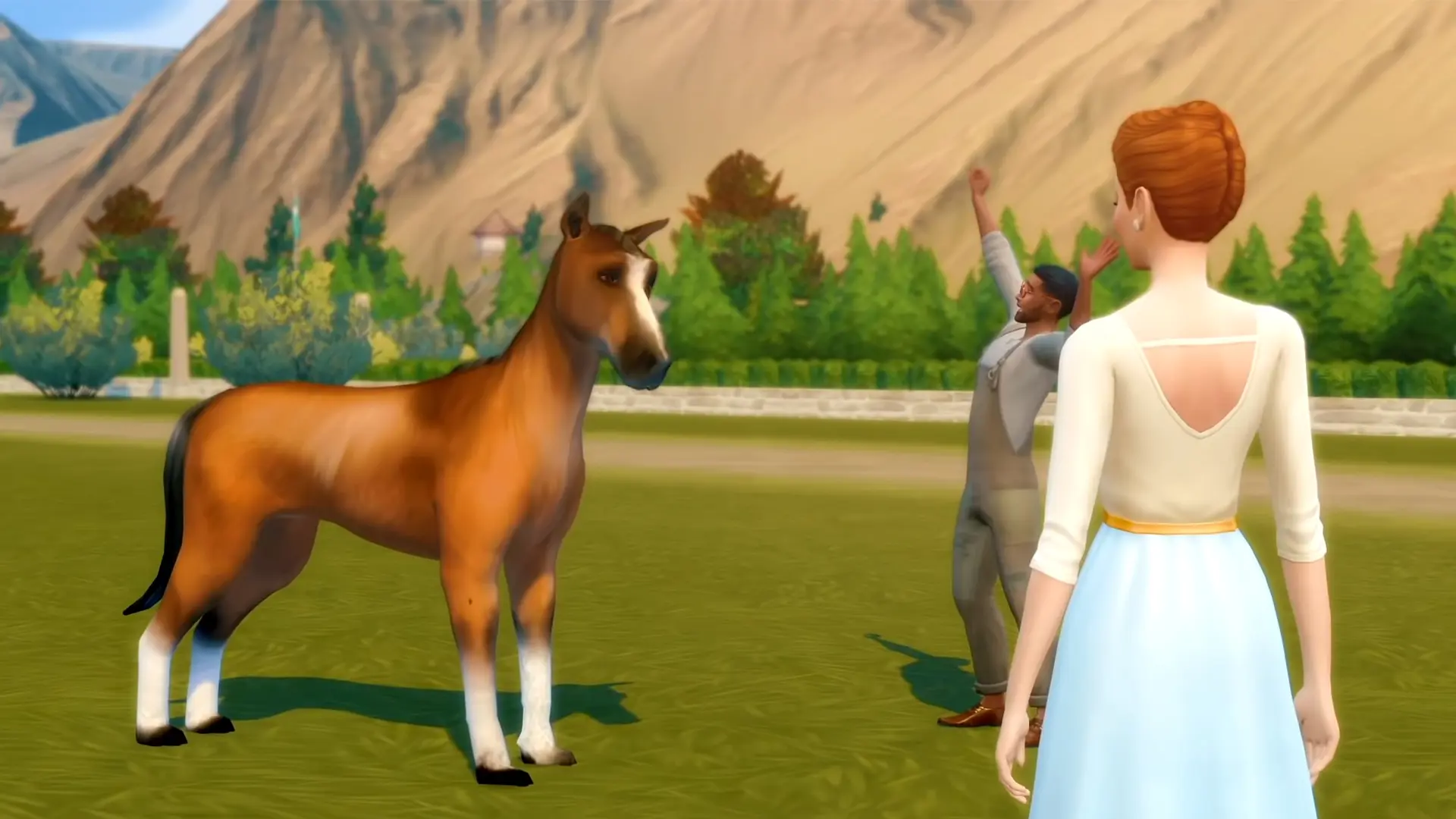 Screenshot from The Sims 4 Farmland mod trailer