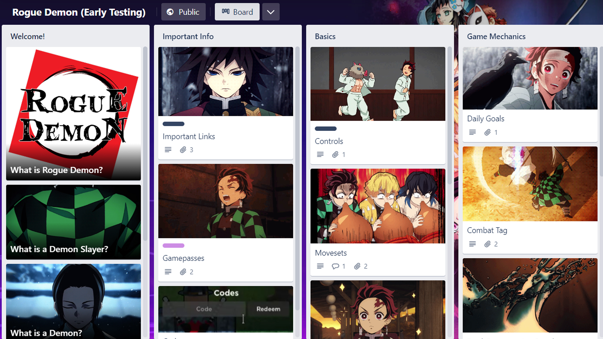 What is the Anime Warriors Trello Link? - Pro Game Guides