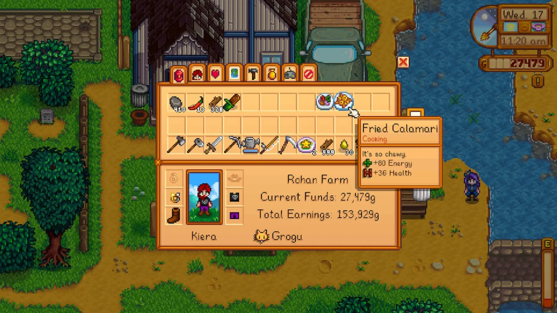 Fried Calamari in Stardew Valley