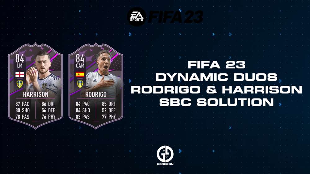 FIFA 23 Dynamic Duos Rodrigo And Harrison SBC Solution