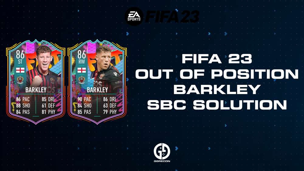 FIFA 23 Out Of Position Barkley SBC Solution