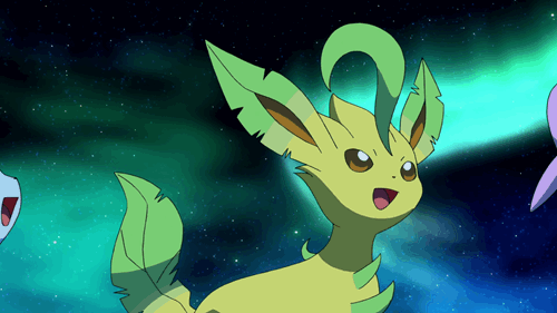 Leafeon in the Pokemon anime