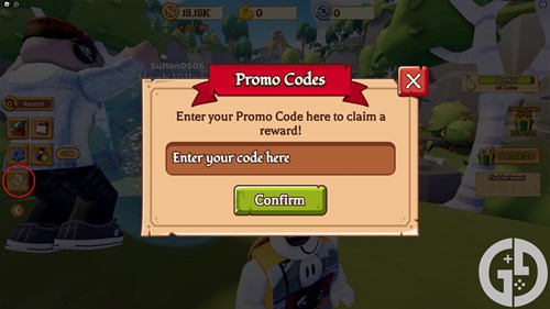 Image showing you how to redeem codes in Shrek Swamp Tycoon