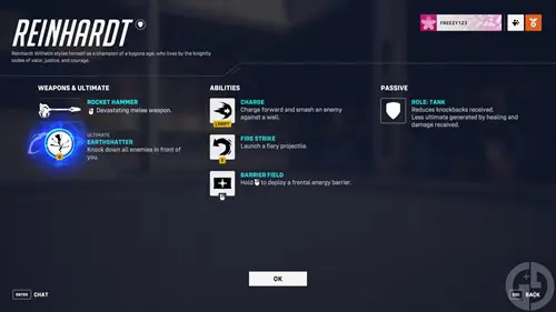 Reinhardt Overwatch 2 Abilities