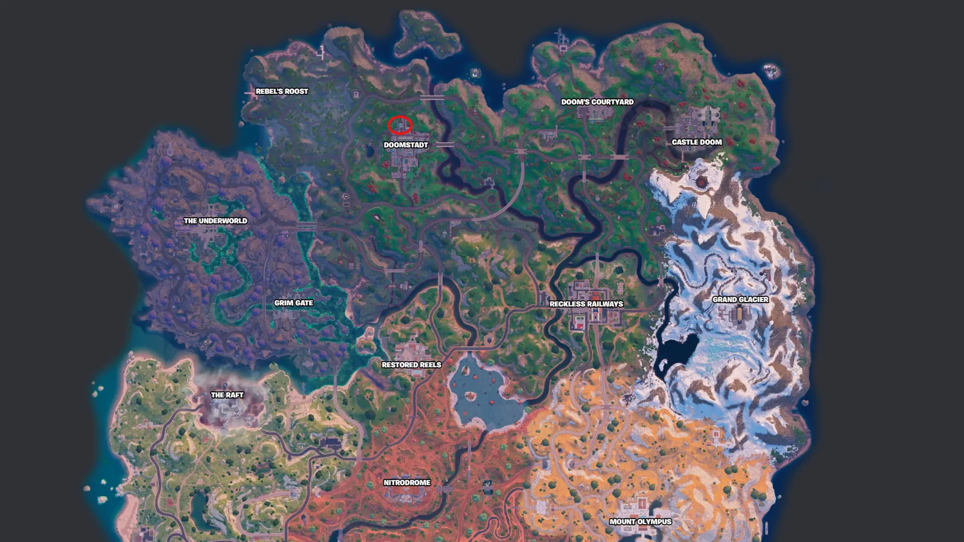 the Stark Fan Club location in Fortnite